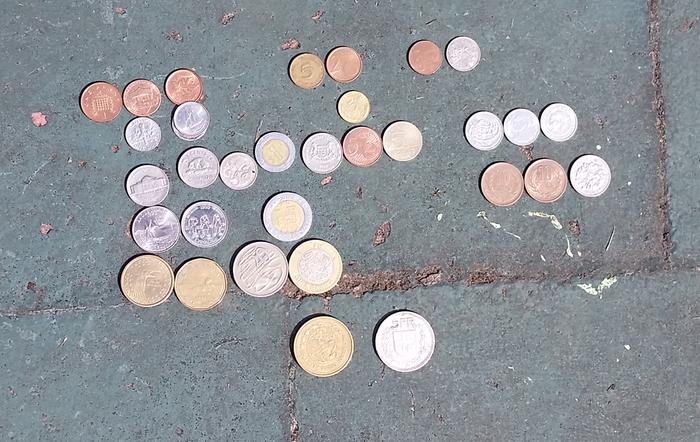 Backs of coins