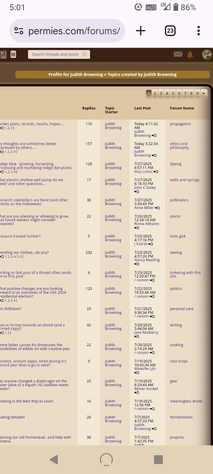  thread list