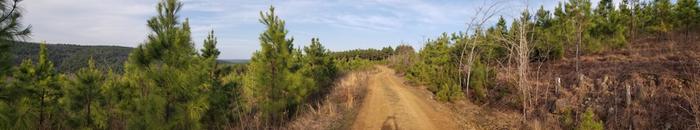  4x trail that loops around the land lower down (not property itself)