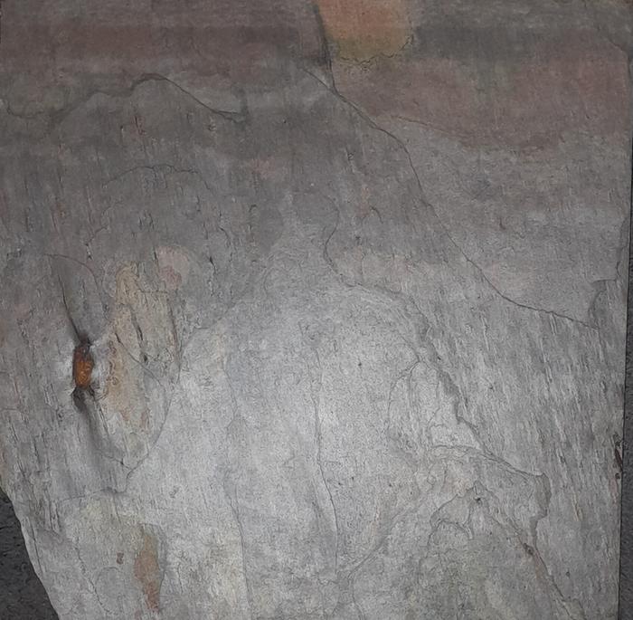 Slate to be used as trim and flooring. 