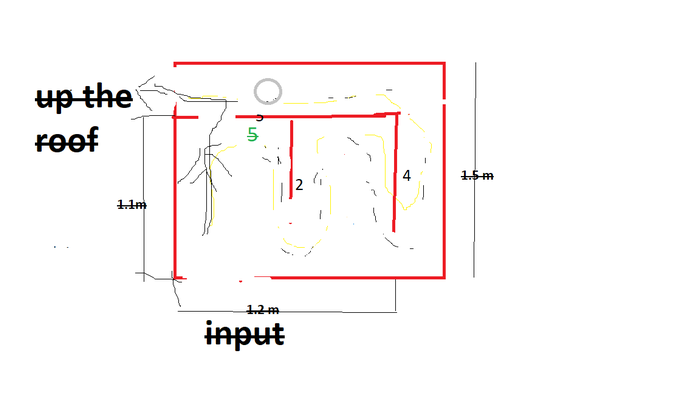 10 cm built-in hidden by-pass