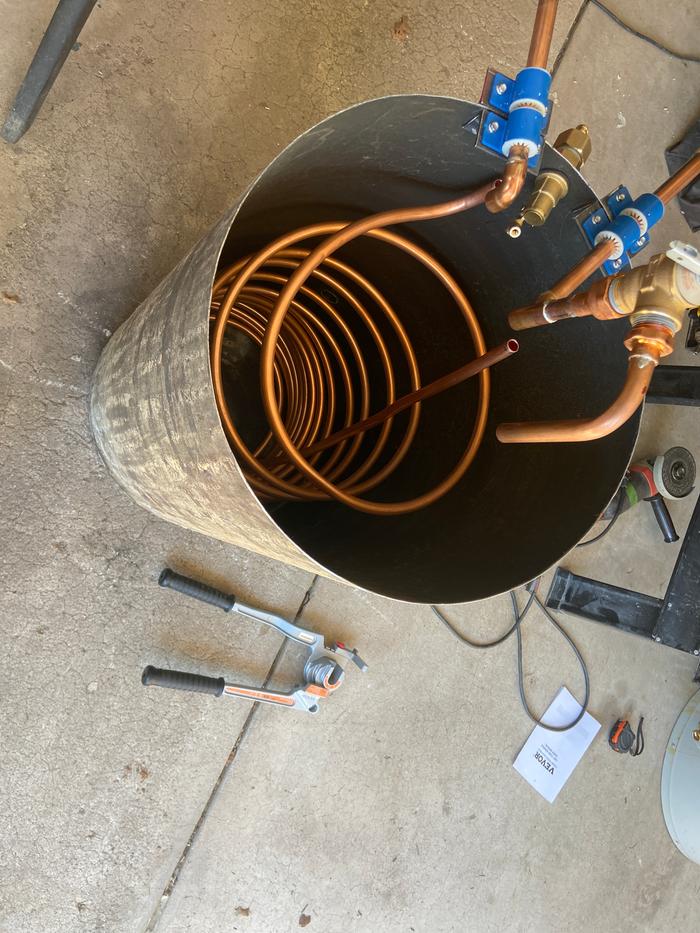 plumbing work to be continued