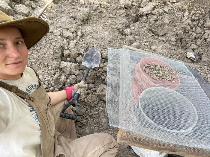processing the clay onsite