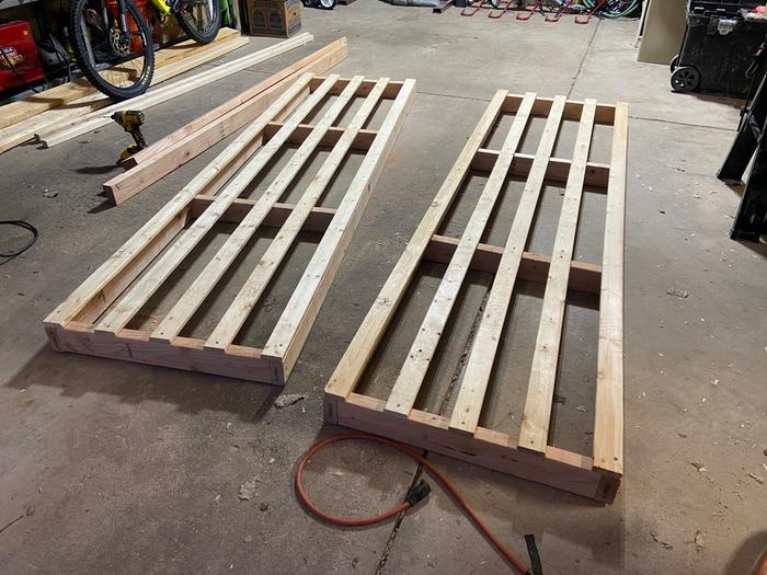 building 8ft shelving