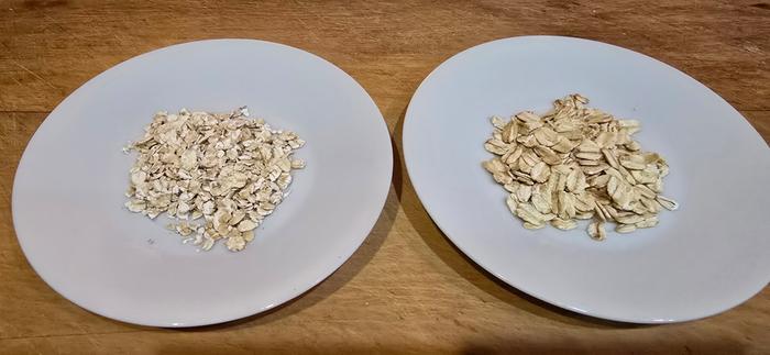 Rolled oats vs wholegrain oats