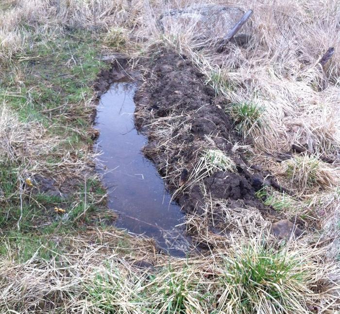 water control swale erosion management