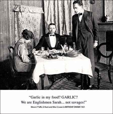 Some English people are suspicious of garlic, but I'm not one of them!