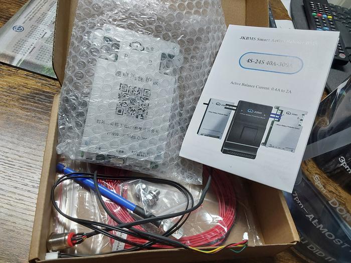 The first BMS (only rated for 40 amps)