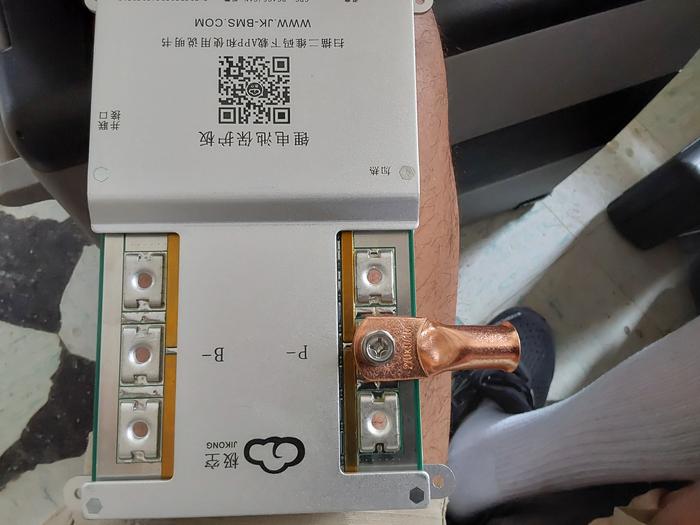 The replacement BMS (rated for 300 amps) 