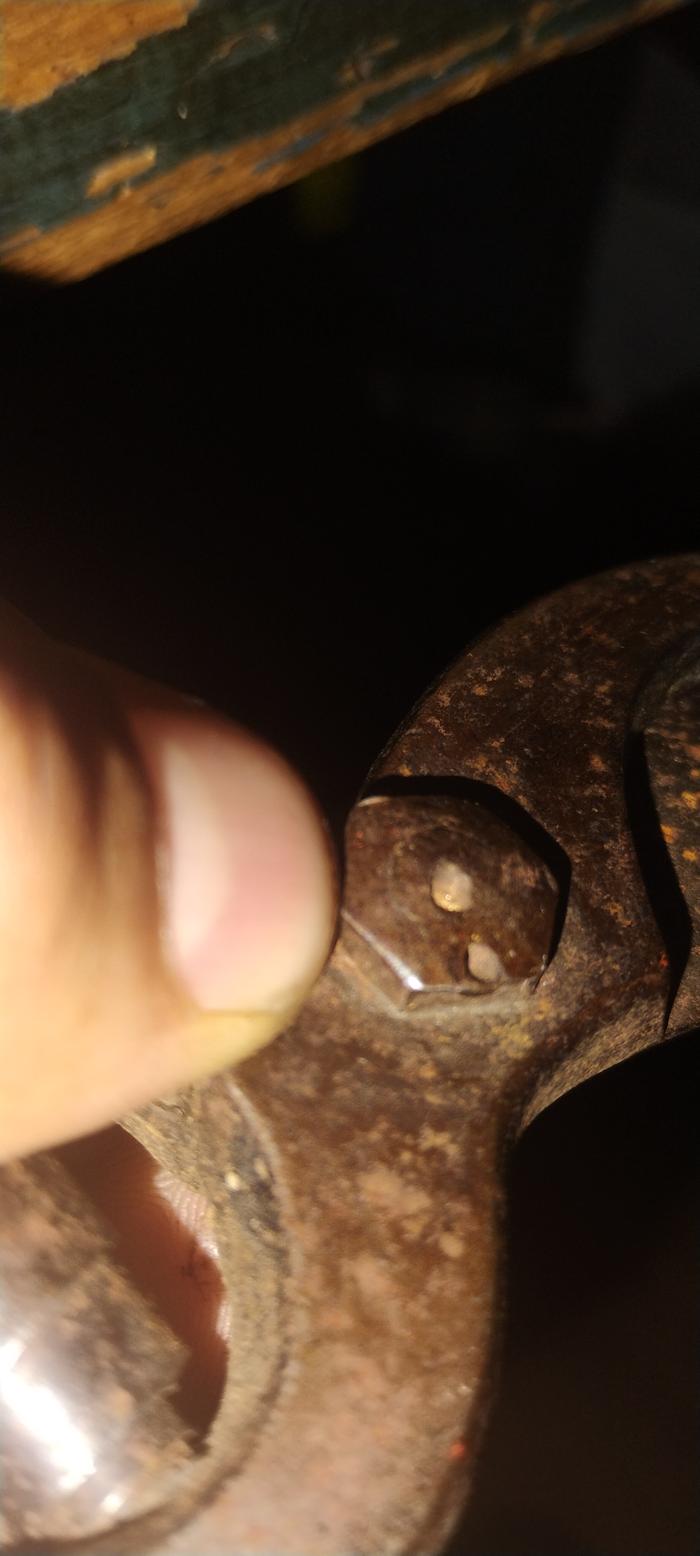 Looks like an old school rivet.