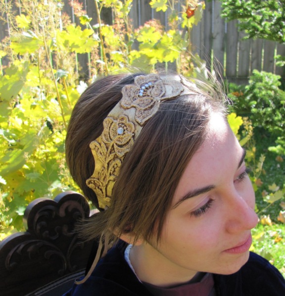 Gilded headband