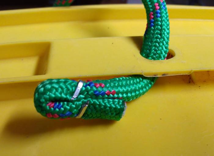 Bucket Rope Handle with Hog Ring