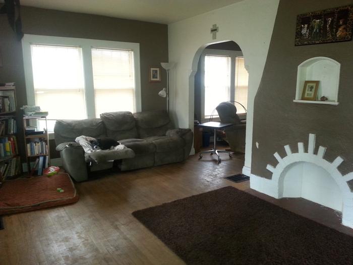 living room facing north