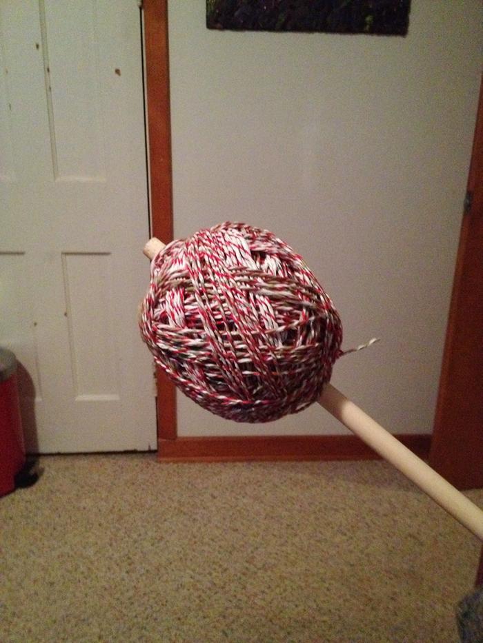 and even plied with some cotton