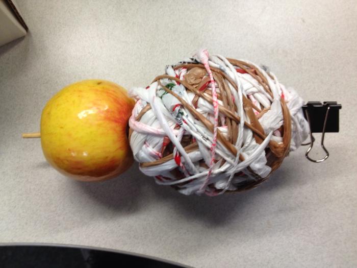 And now I can eat the apple.