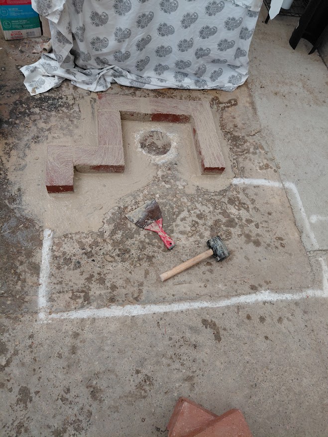 The first bricks