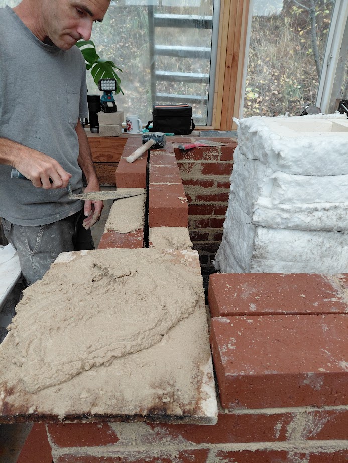 Master Brick Layer at work