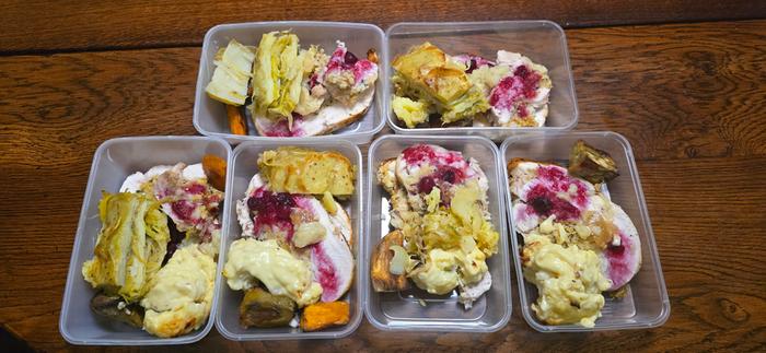 Leftovers for weekday lunches