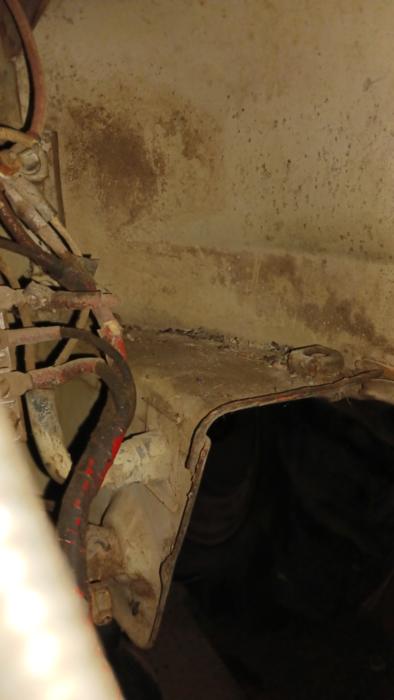 View from under the hood. 