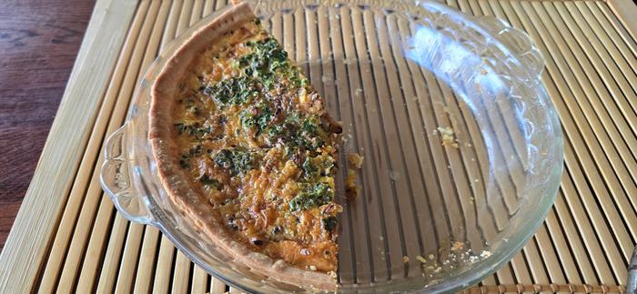 Leftover quiche