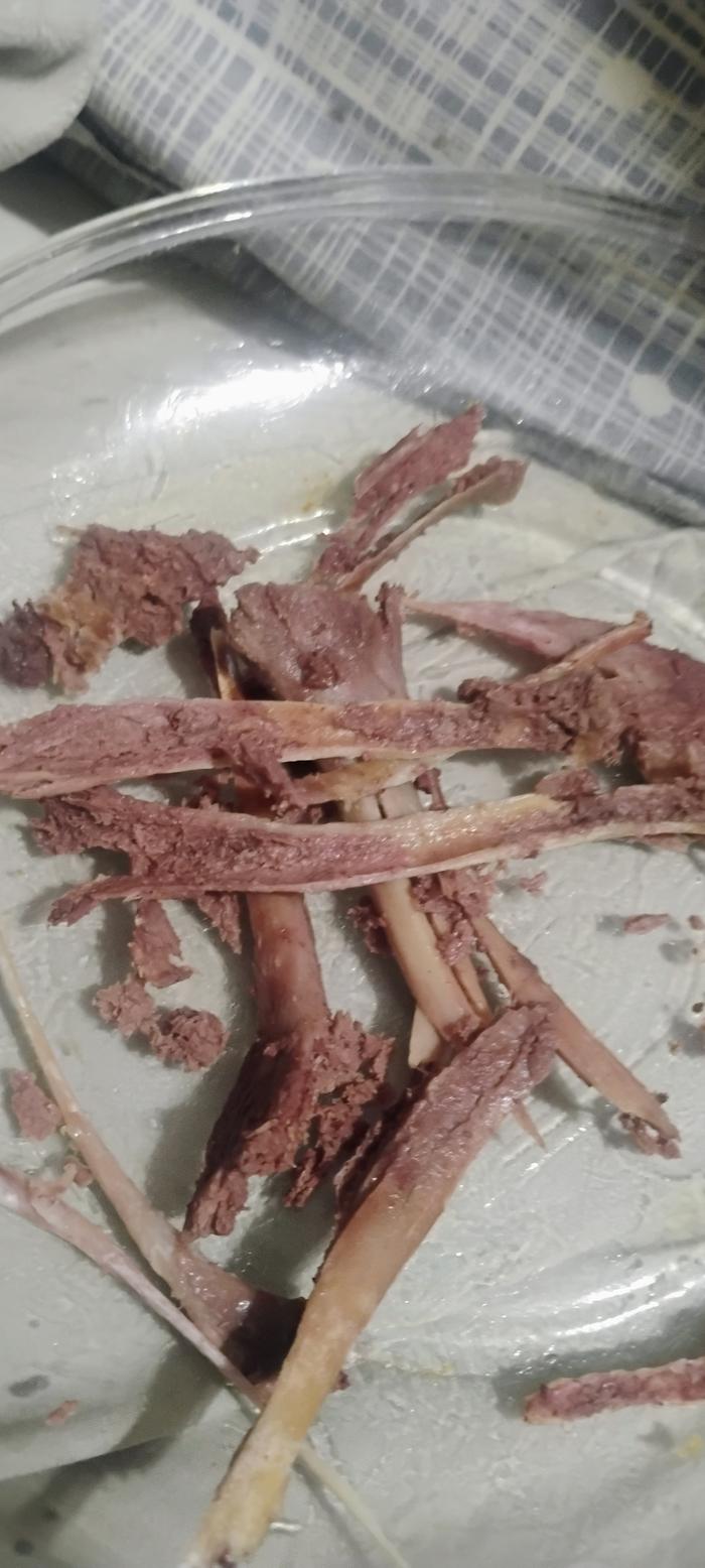 What my goblin child left on his plate...