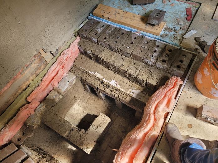 Stratification chamber roof