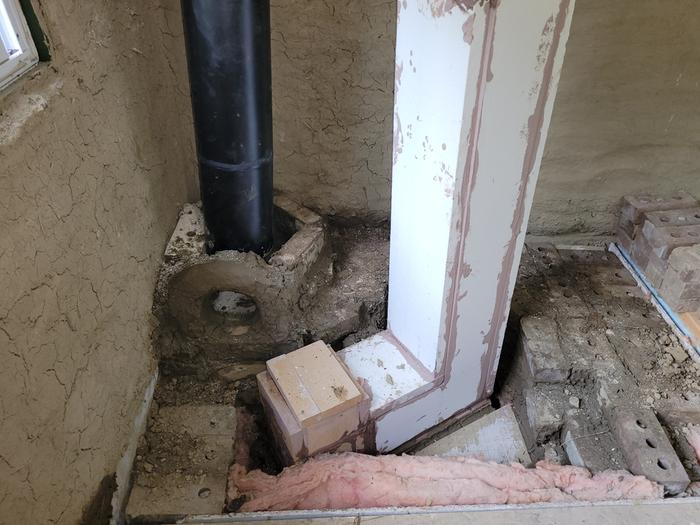 Chimney installed