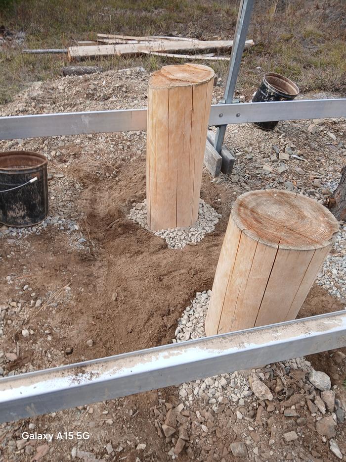 setting a fence post without concrete