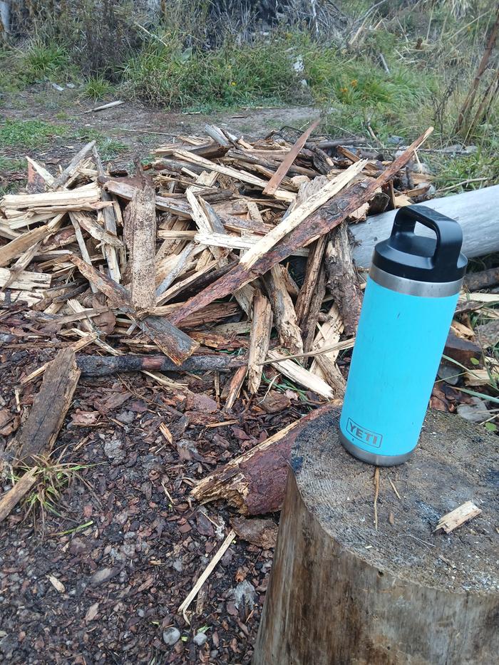 Kindling that will need to be process