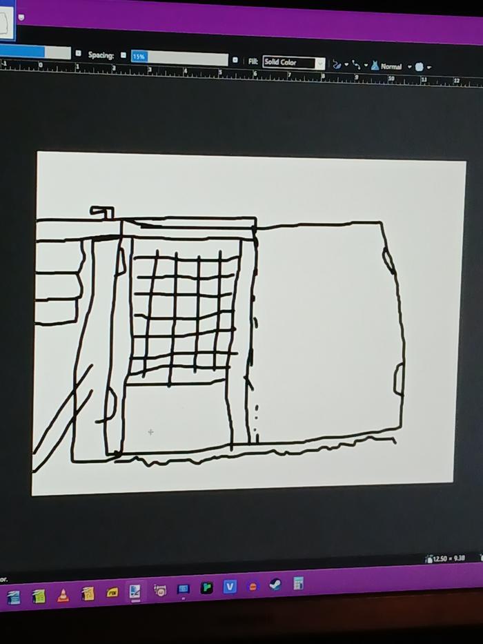 sketch of a gate design