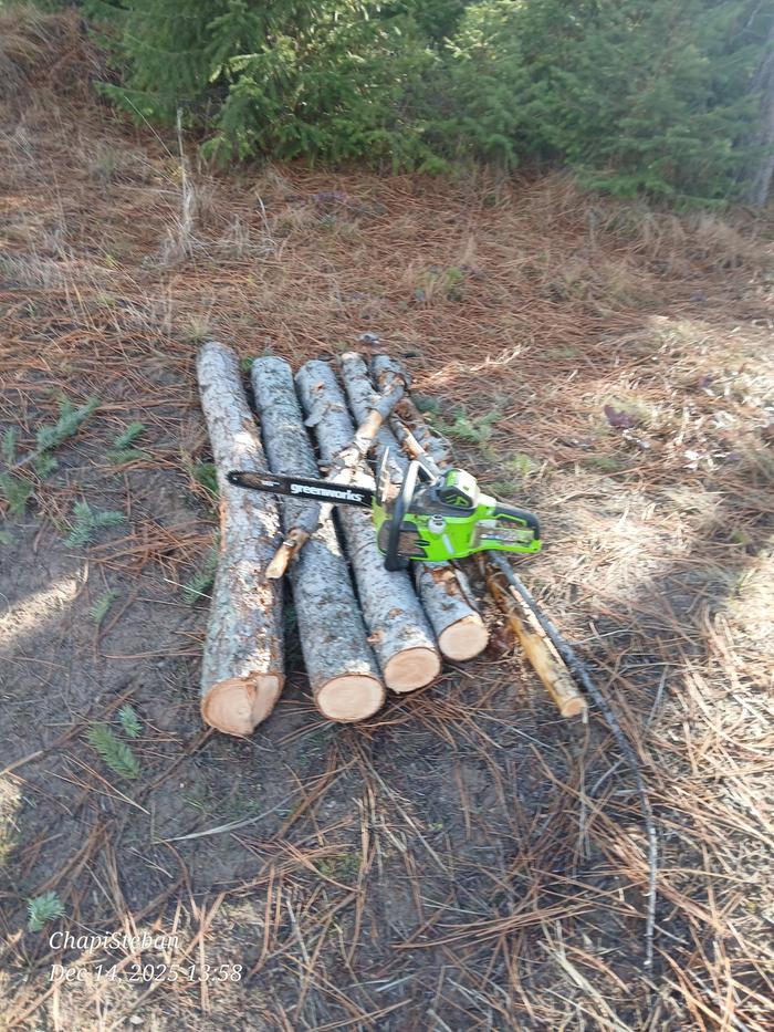 Bucked for transport back to basecamp