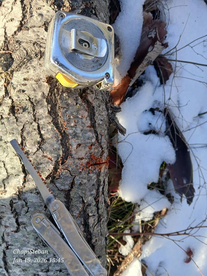 Marked the 10' cutoff for vertical post 