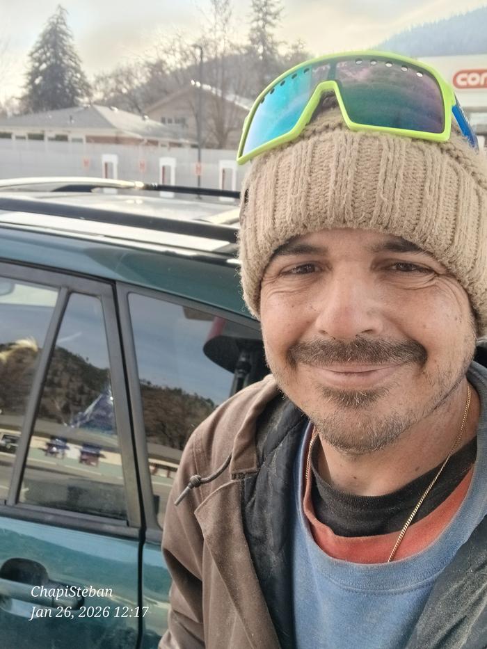 Filling up the work rig with some gas 