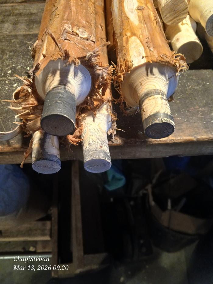 Big tenoned table legs