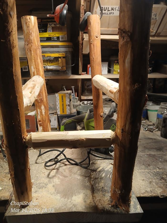 One horizontal piece left to install 