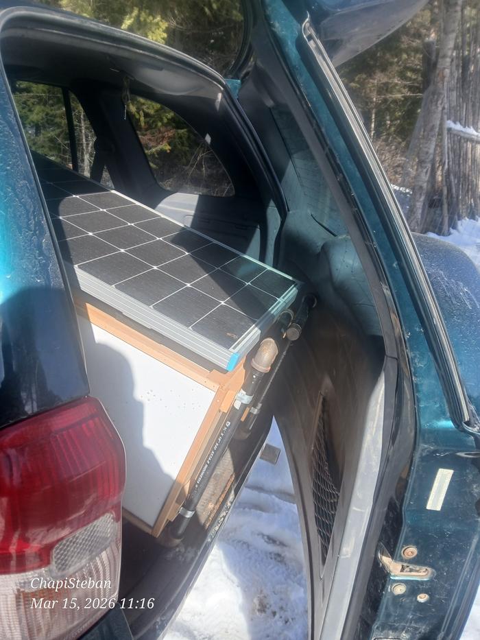 Loading up at the Abbey 