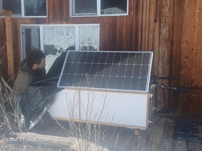 Staged at Cooper Cabin 