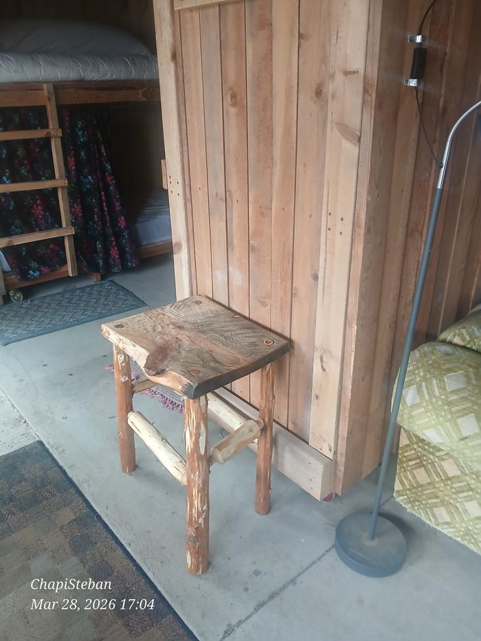 End table that I built in the Solarium 