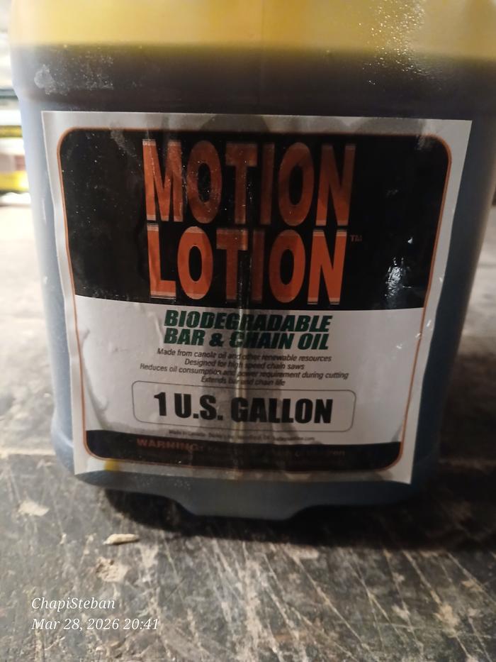 The bar oil that we use here