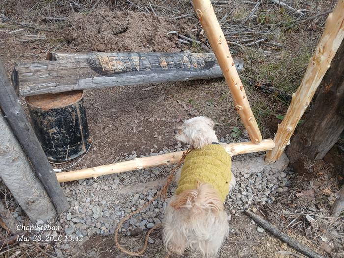 It fitted well ... then we bore a hole on the top piece as well 