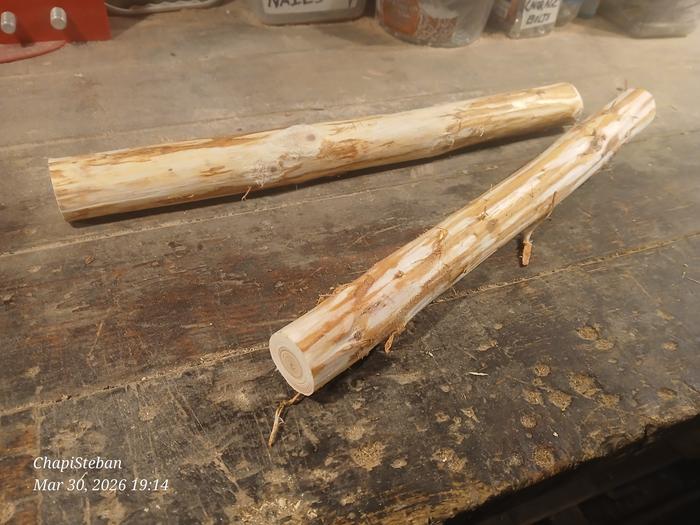 Time to work on the coffee table ... need to make tenons on both ends on the last two supports 