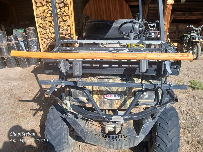 48" wood piece that will be used for the shovel handle 