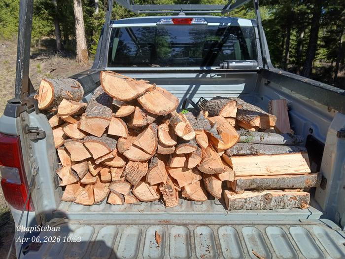 Loaded up to be transported to the Abbey 