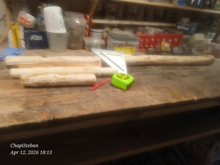 Gathered some materials to make some brackets 