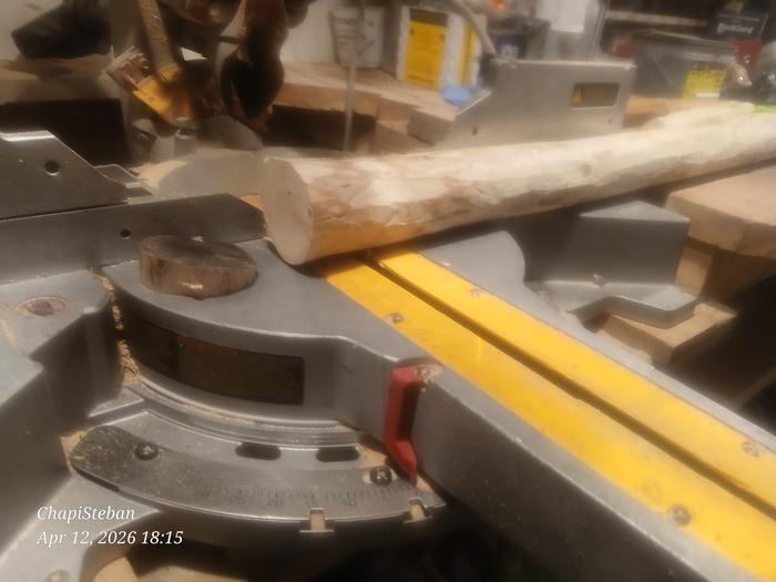 I cut off the wonky end piece 