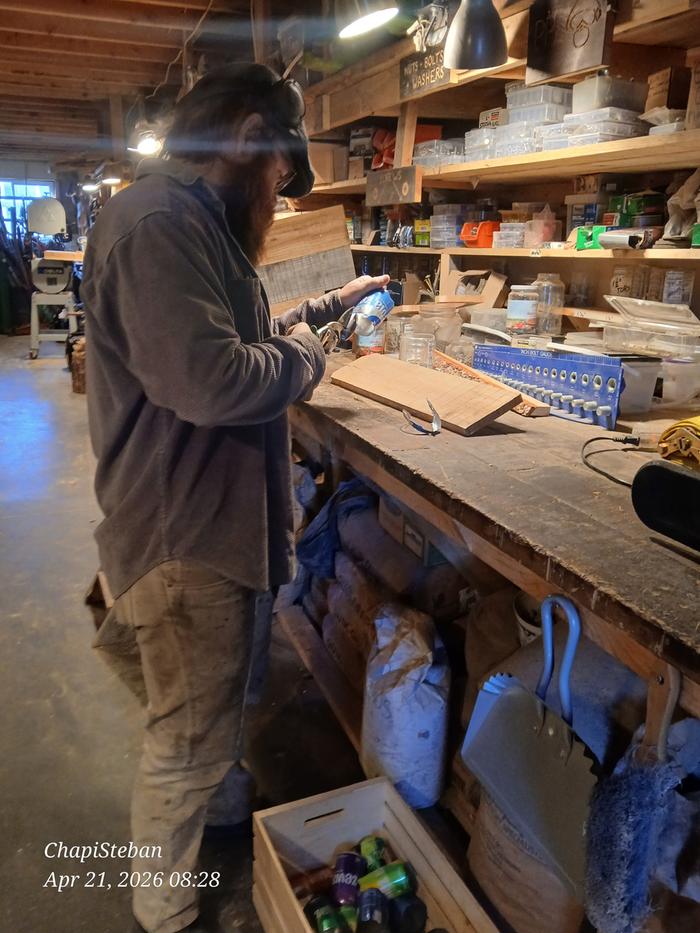 Seth hard at work 