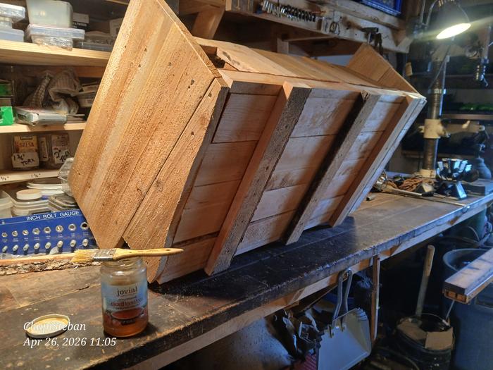 Time to lay a coat of raw linseed oil 