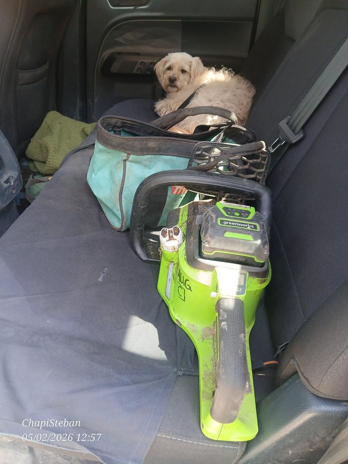 Loaded up some gear for some woody bit harvesting 