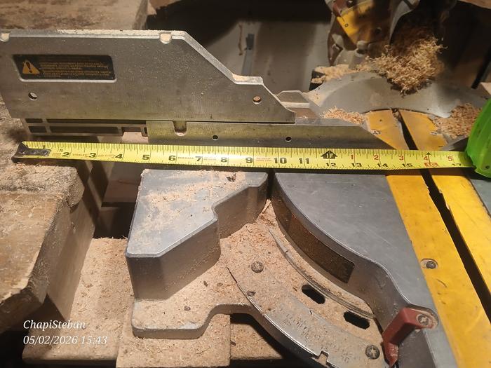 Made sure to cutoff at 16" 