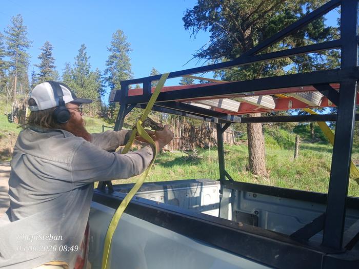 Loading up the ladder 